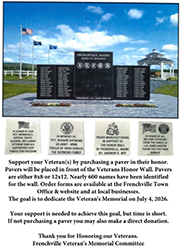 Veterans Memorial Heritage Park Frenchville Maine